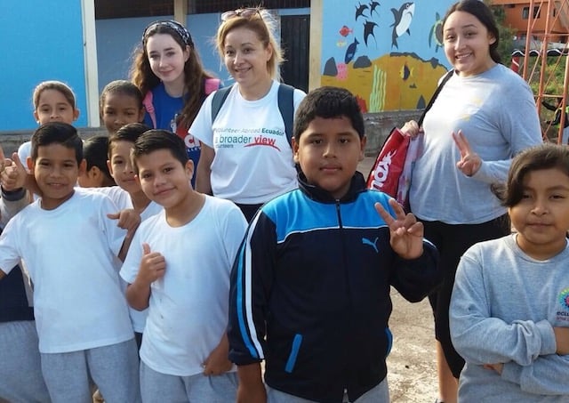 Volunteer in Ecuador Galapagos Island Review Angela Ortiz Teaching Program