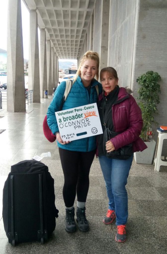 Peru Cusco Airport arrival