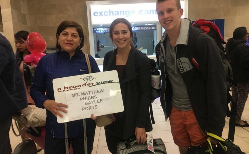 Volunteer Ecuador arrival